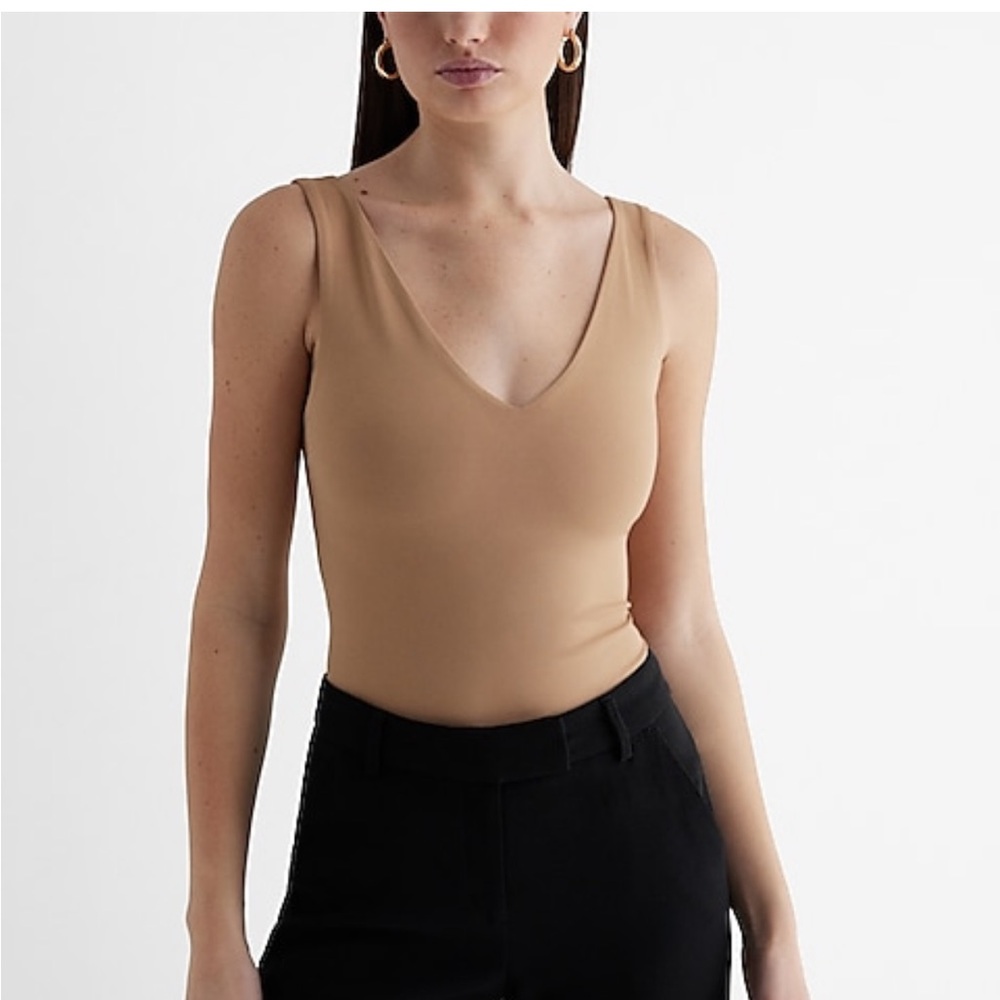 Express Tan V-Neck Camisole
